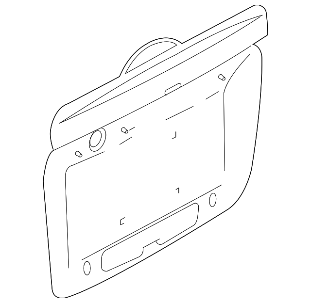 2L1Z78404C42BAPT Деталь LICENSE SHIELD