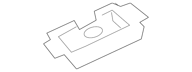 96071026 Деталь ROOF MOLDING CLIP, LEFT