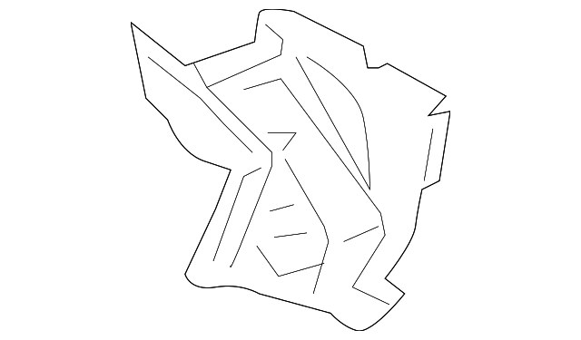 207-640-15-31 Деталь UPPER SUPPORT, LEFT