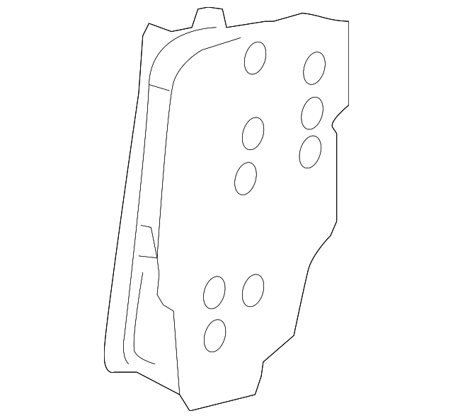 207-640-06-48 Деталь CENTER SUPPORT, RIGHT