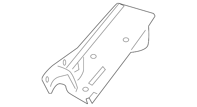 207-642-02-31 Деталь CENTER SUPPORT, RIGHT
