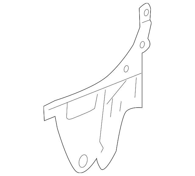207-640-03-48 Деталь LOWER SUPPORT, LEFT