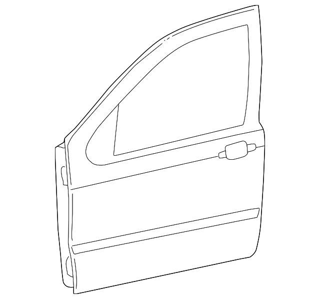 163-720-15-05 DOOR SHELL, LEFT