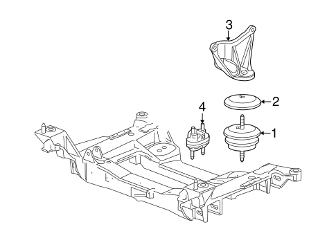 Corvette ENGINE & TRANS MOUNTING