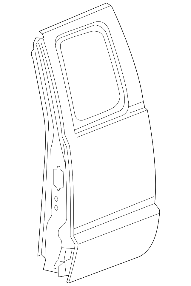 55359375AF Деталь DOOR SHELL, LEFT