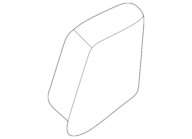 87842-7B003 Деталь BELT & RETRACTOR COVER, LEFT
