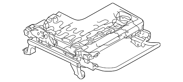 64109SA000 Деталь SEAT ADJUSTER, RIGHT