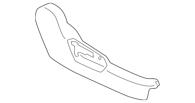 64115SA360ND Деталь SIDE COVER, RIGHT