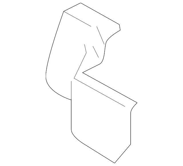 64115SA180ML Деталь TRACK END COVER, RIGHT
