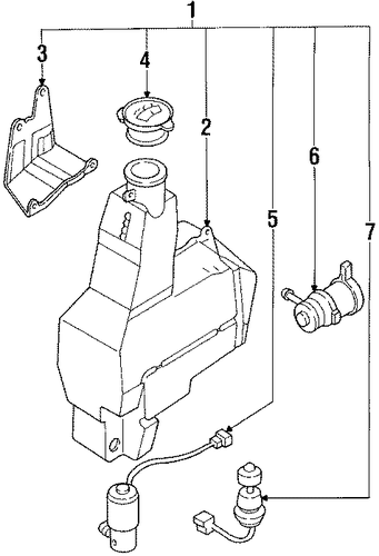 MX-6 WASHER COMPONENTS 2