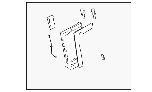87600-CF40D Деталь SEAT BACK ASSY