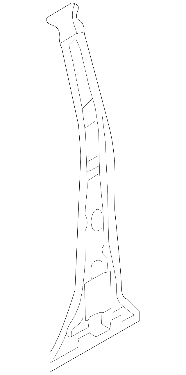 71411-3E001 Деталь INNER CENTER PLR, LEFT