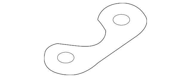 113841CA0B Деталь REAR CROSSMEMBER PLATE, LEFT