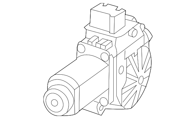 6R0-959-801-AP-Z01 Деталь WINDOW MOTOR, LEFT