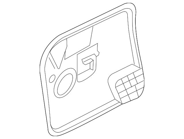 5C5-837-916-B Деталь ACCESS COVER, RIGHT