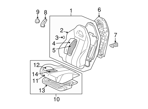 Eclipse FRONT SEAT COMPONENTS 2