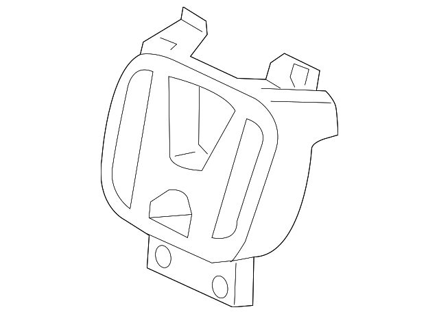 71127-T2F-A11 Деталь BASE, FR. GRILLE EMBLEM