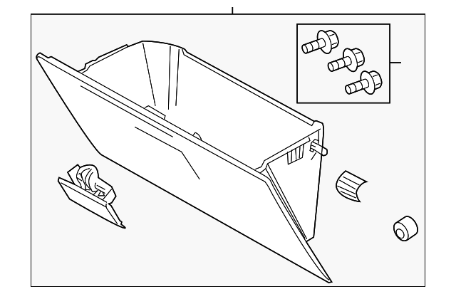 8C3Z-2506024-AA Деталь GLOVE BOX ASSY
