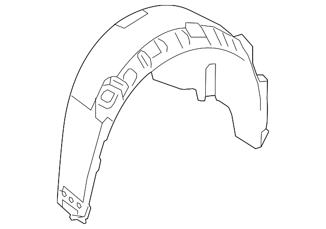 231-690-13-30 Деталь WHEELHOUSE LINER, LEFT