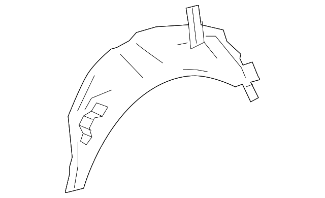 231-630-06-69 Деталь OUTER WHEELHOUSE, RIGHT