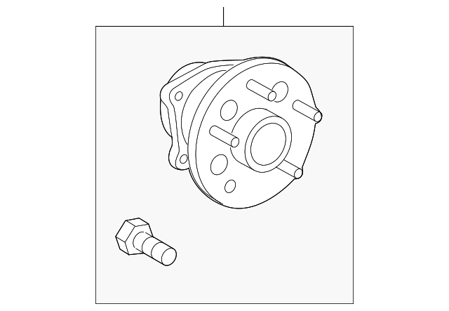 42410-08020 HUB & BEARING, LEFT