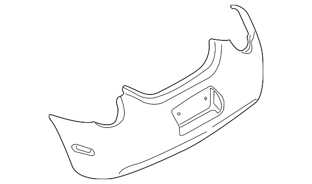 1C0-807-421-J-GRU Деталь BUMPER COVER