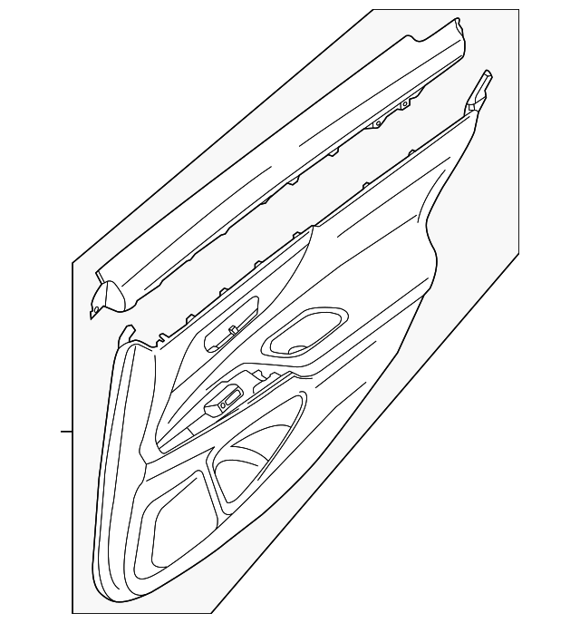 82900-3TA2B Деталь DOOR TRIM PANEL, RIGHT