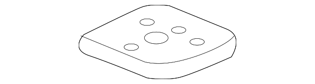 20983172 Деталь REAR FLOOR PAN BRACE, LEFT