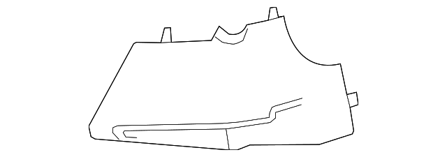 92241112 LOWER CLMN COVER, LEFT