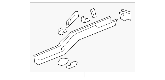 25880307 RAIL ASSY, LEFT
