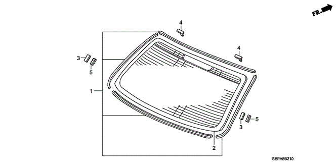 TL REAR WINDSHIELD