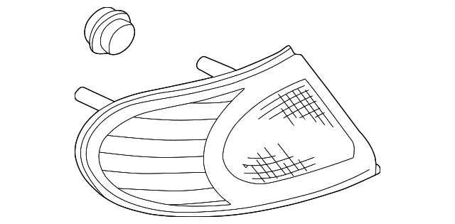 19244607 Деталь TAIL LAMP ASSY, LEFT