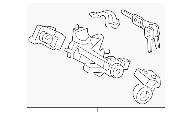 06350-TK8-A31 Деталь CYLINDER SET, KEY
