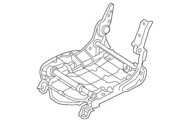52-20-9-801-304 Деталь SEAT FRAME, RIGHT