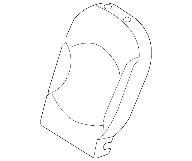 52-20-9-802-453 Деталь SEAT BACK PAD, LEFT