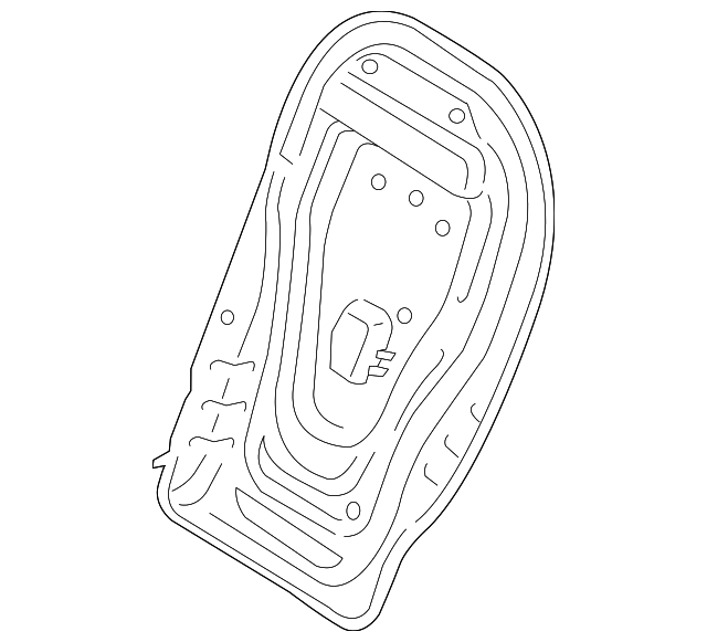 52-20-9-801-310 Деталь SEAT BACK FRAME, RIGHT