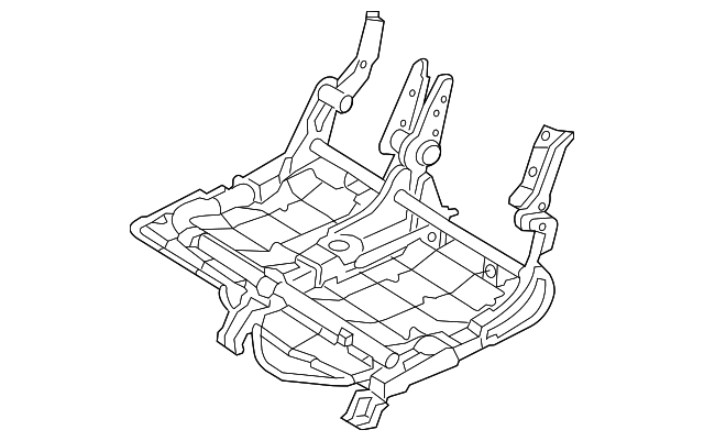 52-20-9-801-307 Деталь SEAT FRAME, LEFT