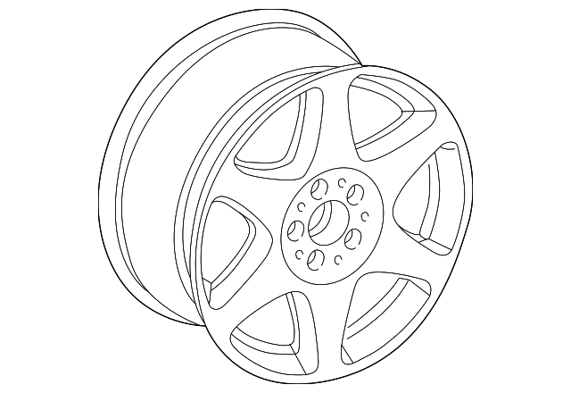163-401-17-02 WHEEL, ALLOY