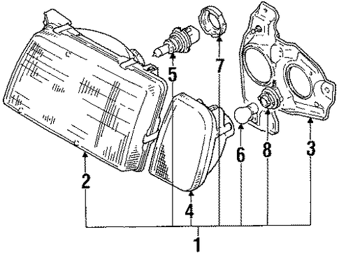 Sidekick BULBS - CHASSIS