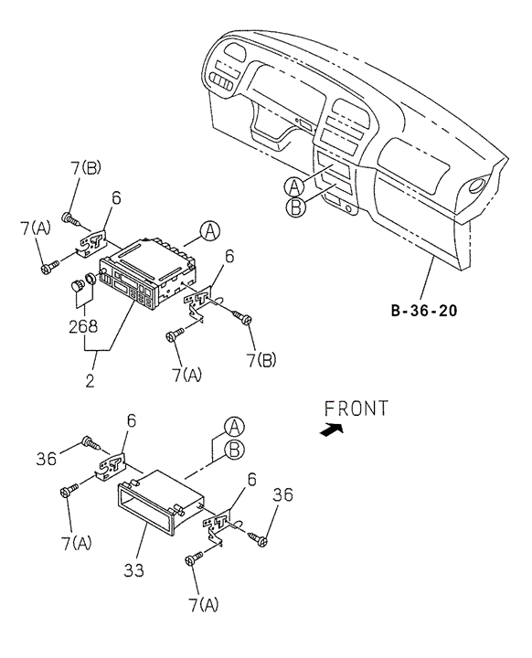ELECTRICAL / EXHAUST / HEATER / FUEL/RADIO for 1998 Acura SLX #1