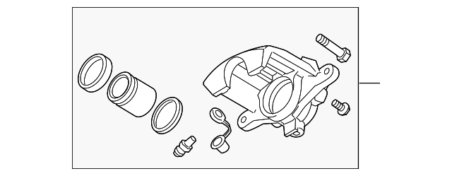 20982644 Деталь CALIPER, LEFT