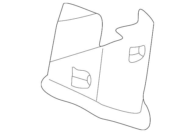 10427806 Деталь REAR PANEL, LEFT