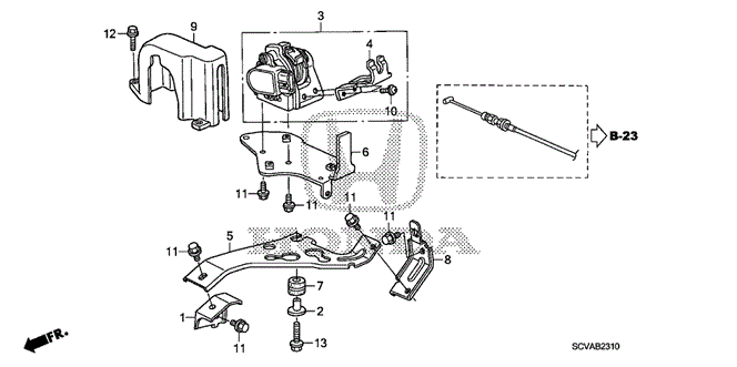 CHASSIS/AUTO CRUISE for 2010 Honda ELEMENT #1