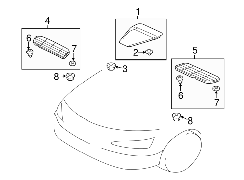 Lancer EXTERIOR TRIM - HOOD