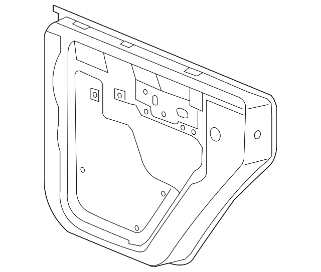 68028608AA Деталь DOOR SHELL, RIGHT