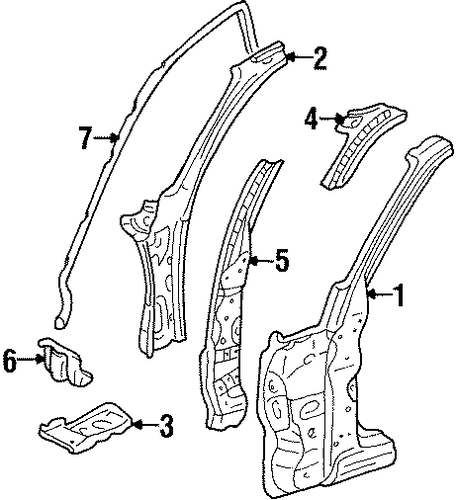 SC400 HINGE PILLAR