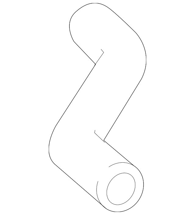 1J405-R9S-000 Деталь HOSE B, MIDDLE