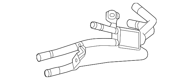 1J465-R9S-000 Деталь PIPE A, PDU COOLING