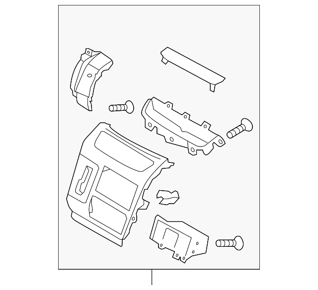 68260-4AY5A Деталь CENTER BEZEL