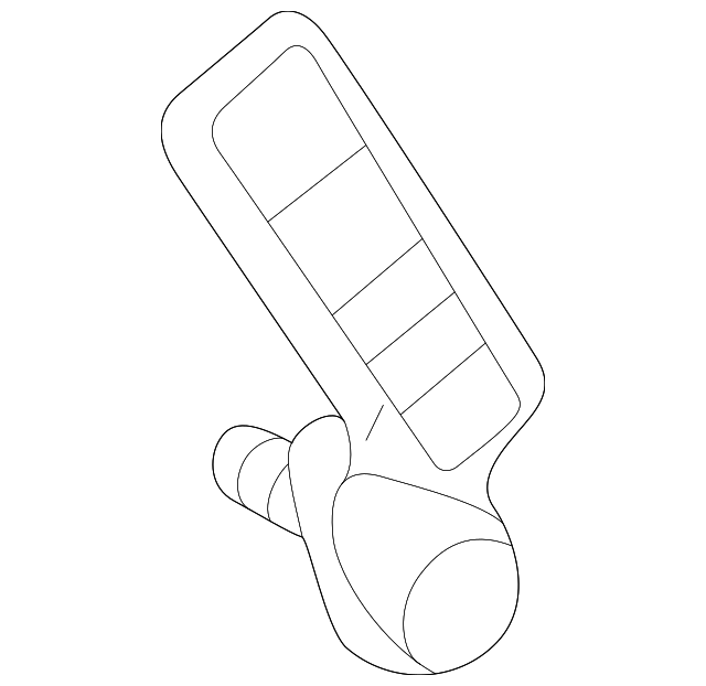 88842-6B725 Деталь BUCKLE, RIGHT